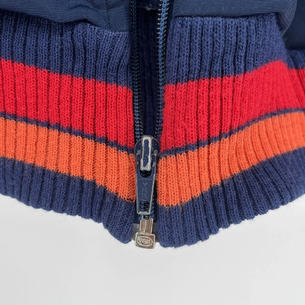 Vintage Wilson Full Zip Warmup Track Jacket Ring Collar Retro Sportswear Mens XL
